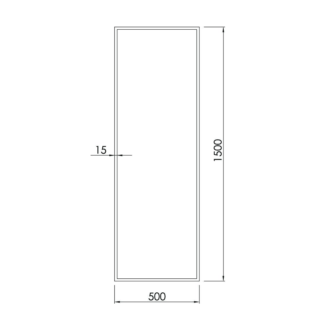 Зеркало Veneda Balance 500х1500_схема